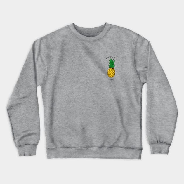 Pineapple Kanji Crewneck Sweatshirt by tsomid